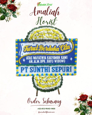 Papan Bunga Duka di Laksana