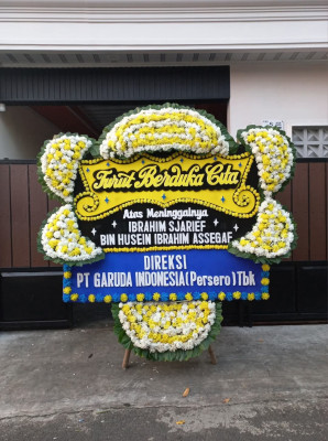 Papan Bunga Duka di Laksana